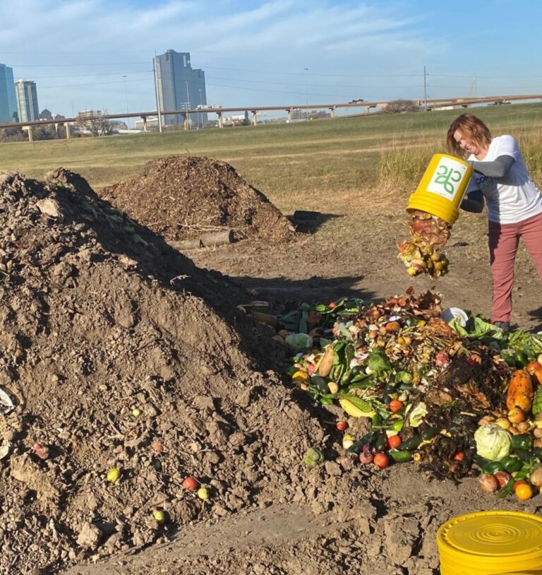 WE partners with North Texas Healthy Communities for a culled produce event.